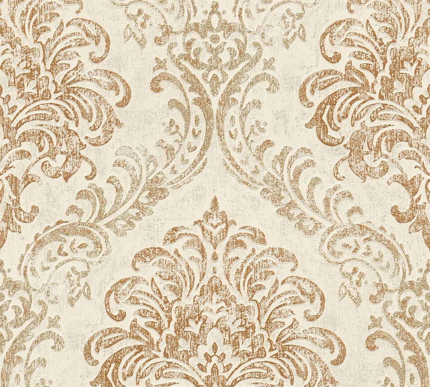 living walls Vliestapete Metropolitan Stories. Travel Styles. Ornament-Tapete, strukturiert, metallic, (1 St), Tapete Klassisch Elegant Barock Vintage-Optik Shabby Chic von living walls