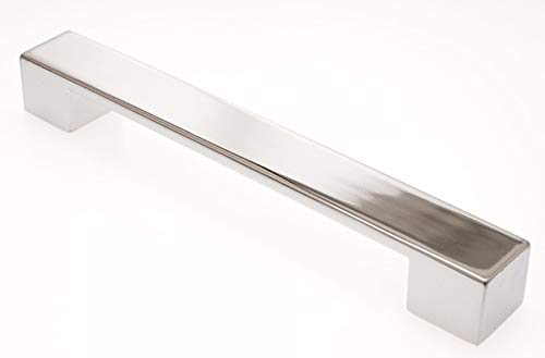 Küchengriff Chrom glänzend Möbelgriff BA 160 mm Schrankgriff Türgriff *626-04 von livingpoint24