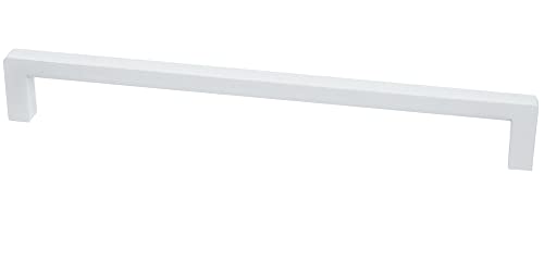 livingpoint24 Möbelgriff BA 96, 128, 160 mm Küchengriff weiss matt Schrankgriff modern Türgriff schmal *692 (160 mm) von livingpoint24