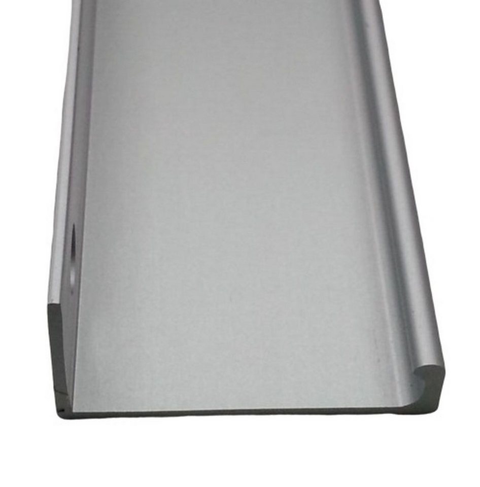 livingpoint24 Möbelgriff Griffleiste Silber eloxiert, Schubladengriff, Schrank Türgriff (14) von livingpoint24