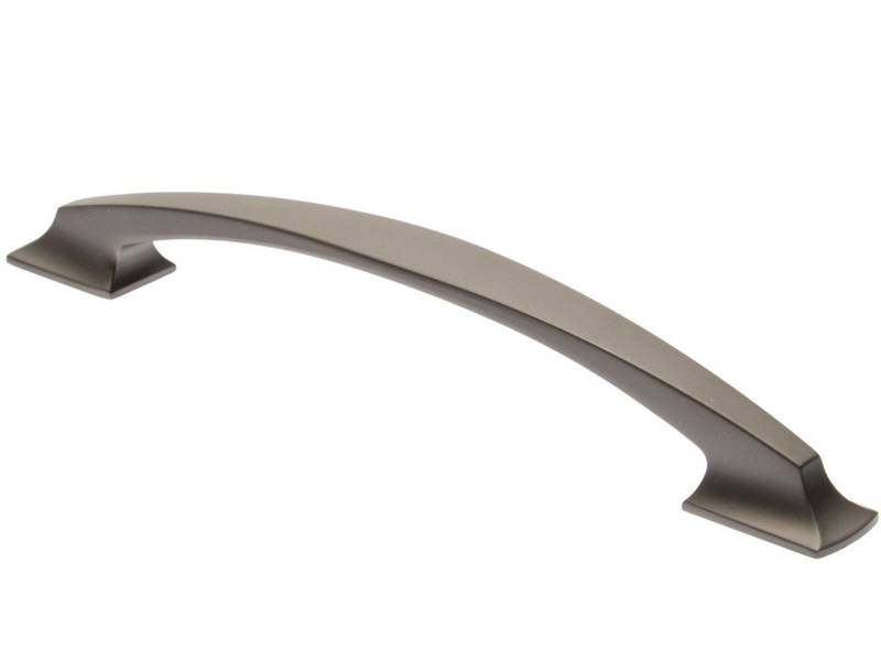livingpoint24 Möbelgriff Möbelgriff BA 160mm, Küchengriff satin grey, Schrankgriff titanfarben (1-St., 11) von livingpoint24