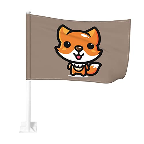 Flaggen Netter Kleiner Fuchs Militär Flagge Mit Metallösen Fahne Polyester Fahnen Für Souvenirs Geburtstag 90X150Cm von lixinxiansuqieshangmaoyouxiangongsi2