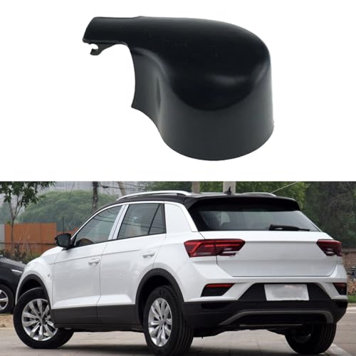 ljxwzh Auto-Scheibenwaschanlage, Hinterer Wischerarm-Mutter-Abdeckkappe für VW T-ROC 2017-2022, Heckklappen-Fensterwischer von ljxwzh