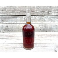 Antike Whisky Flaschengrün Hotel Rye Philadelphia Pa Saloon Bar Flasche, Werbeschild, Pub Vintage Glasflasche Dekanter von lloydstreasures
