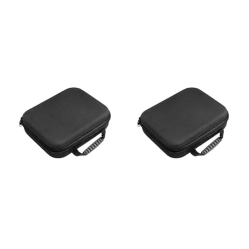 lmoikesz 2 Stück Werkzeugtasche Ox Tuch leerer Speicherbohrer Organizer Reißverschluss mit Reißverschluss Tragetasche wiederverwendbare Außenschutzkoffer,Schwarz,S(26 * 22 * 7.5cm) von lmoikesz