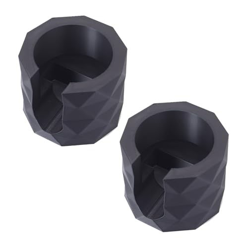 lmoikesz 2er Pack Kaffeebasis mit ES601, mit rutschfester Handsieb Bedienung, Konstruktion, ideal für Kaffee, Polygon von lmoikesz