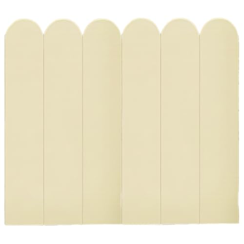 lmoikesz 3D Kissen aus selbstschäumendem Schaumstoff für Kinderzimmer, vertikal, Umweltschutz, starker Klebstoff, Nachttisch Dado (6015 cm), Beige von lmoikesz