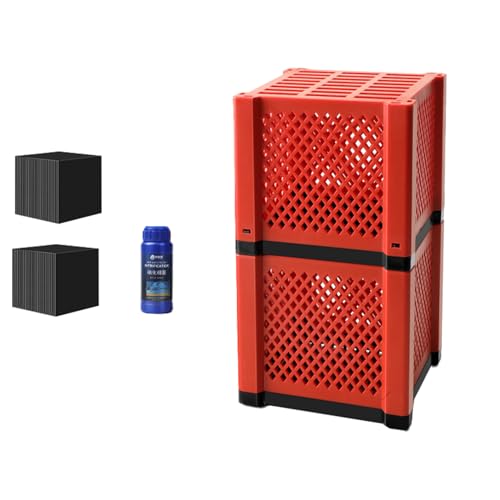 lmoikesz Eco Aquarium Purifier Cube Pure Cube Wassertrogfilter für Teiche Filternatur Pferdewassertrogfilter PVC Filterwürfel, 2 Sätze lmoikesz Eco Aquarium Purifier Cube Pure Cube Wassertrogfilter für Teiche Filternatur Pferdewassertrogfilter PVC Filterwürfel, 2 Sätze von lmoikesz