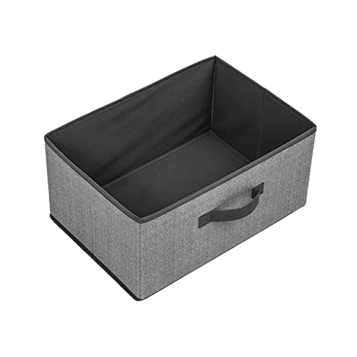 lmoikesz Mülleimer Kleidung Große Kapazität Korb Schublade Quadratische Boxen Multifunktionale Universal Kleinigkeiten Home Office Shop, Grau,40 * 28 * 20 (23L), 23L von lmoikesz