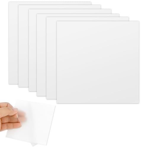 loacuony 6 Stück Pool Reparaturset,8.8×8.8Cm Reparaturflicken Selbstklebend,Schlauchboot Reparaturset,Luftmatratze Reparaturset,Flickzeug Luftmatratze,Zelt Reparaturset,Flickzeug Planschbecken von loacuony