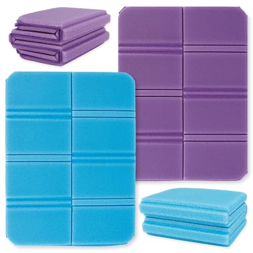 loacuony Sitzunterlage Outdoor,2 Stück Outdoor Sitzkissen Für Camping,Wandern,Picknick–Leichtes Sitzpolster Mit Thermo-Isolierung Für Garten,Stadion,Jagd Und Mehr–Ideal Für Erwachsene von loacuony