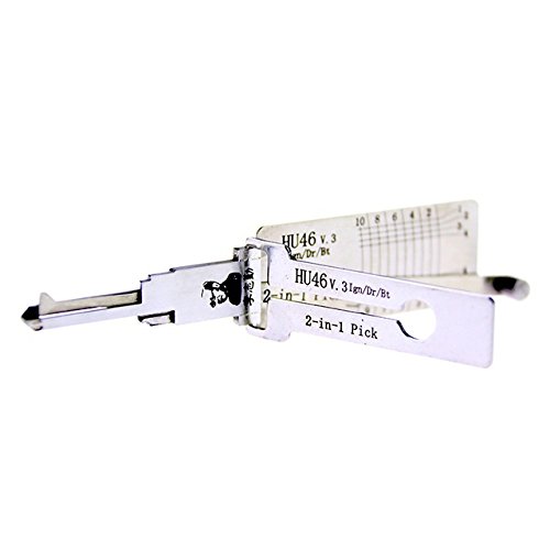 loboo Lishi HU46 V.3 2-in-1 Decoder und Dietrich – beste Auto-Schlösser-Entriegelungswerkzeuge loboo Lishi HU46 V.3 2-in-1 Decoder und Dietrich – beste Auto-Schlösser-Entriegelungswerkzeuge von loboo