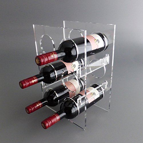 LOBOTEC Weinregal, Flaschenregal Bacchus Mini Acrylglas für 6 Flaschen LOBOTEC Weinregal, Flaschenregal Bacchus Mini Acrylglas für 6 Flaschen von LOBOTEC