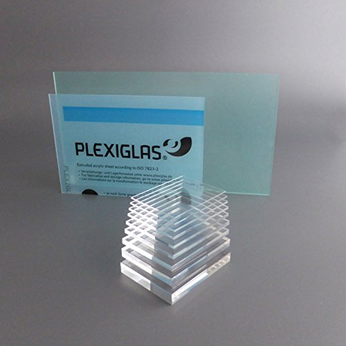 LOBOTEC - PLEXIGLAS ©/ Acrylglas Zuschnitt 2-20mm Platte glasklar Top (10 mm, 400 x 400 mm) von LOBOTEC