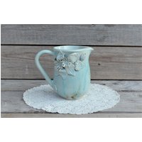 Blauer Milchkrug "Daisy" Ohne Punkte - Made To Order Steinzeug Blauer Milchkrug "Daisy" Ohne Punkte - Made To Order Steinzeug von lofficina