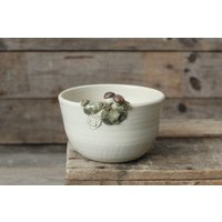 Schale Aus Steingut Mit Boletus Edulis Und Moos - Handgefertigte Keramik Steinzeug Made To Order von lofficina