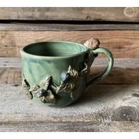 steinzeug Teetasse "Brombeeren" - Made To Order." von lofficina