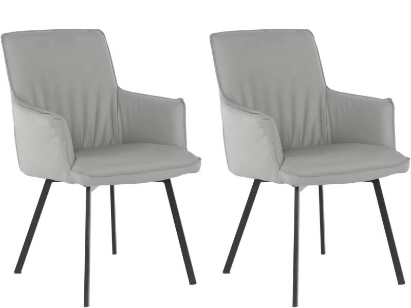 loft24 Armlehnstuhl Sonja (2er-Set), Bezug aus Kunstleder von loft24