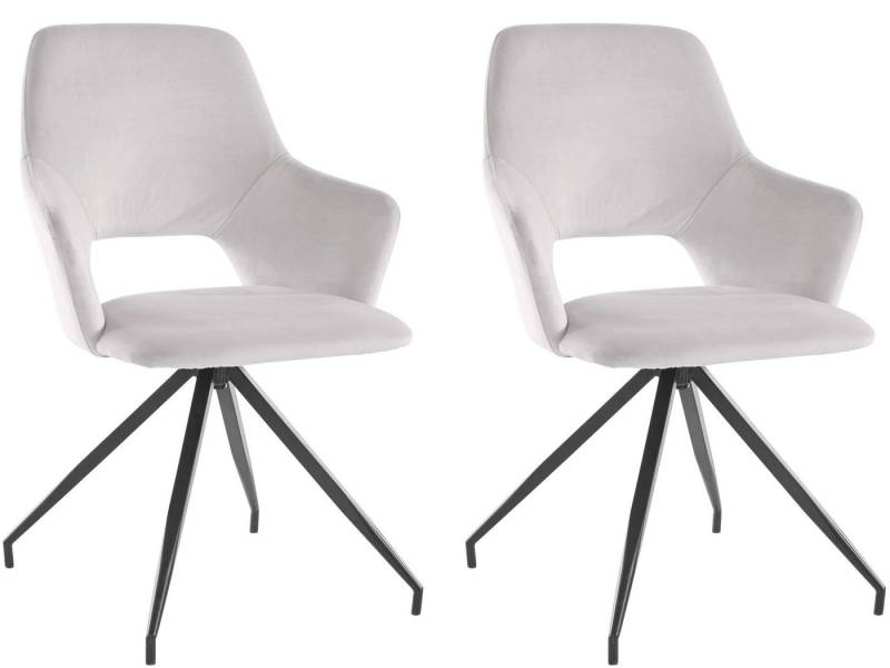 loft24 Armlehnstuhl Trumpet (2er-Set, 2 St), 360°drehbar von loft24