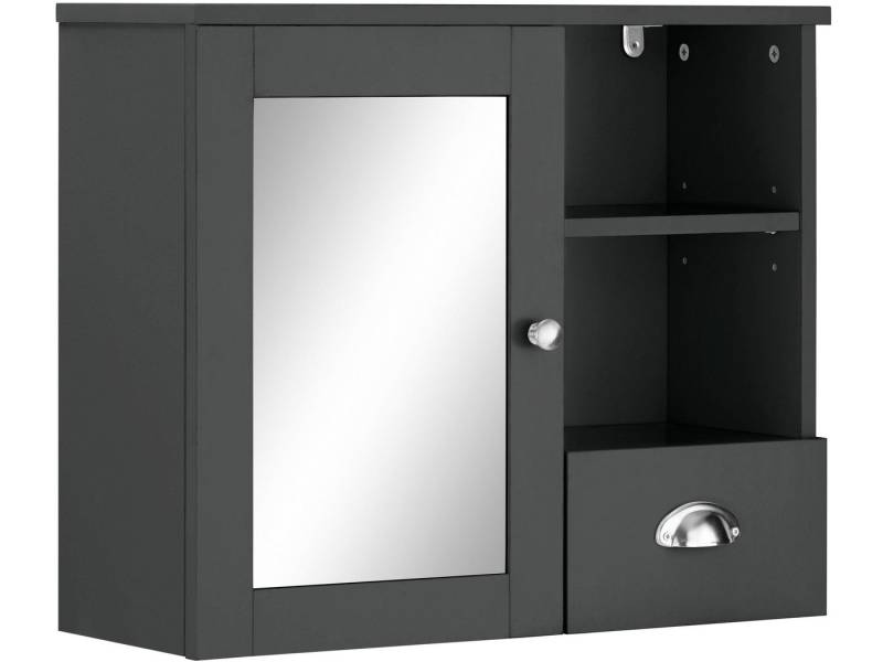 loft24 Badezimmerspiegelschrank Kyle Badschrank, Spiegeltür, Hängeschrank, Badmöbel von loft24