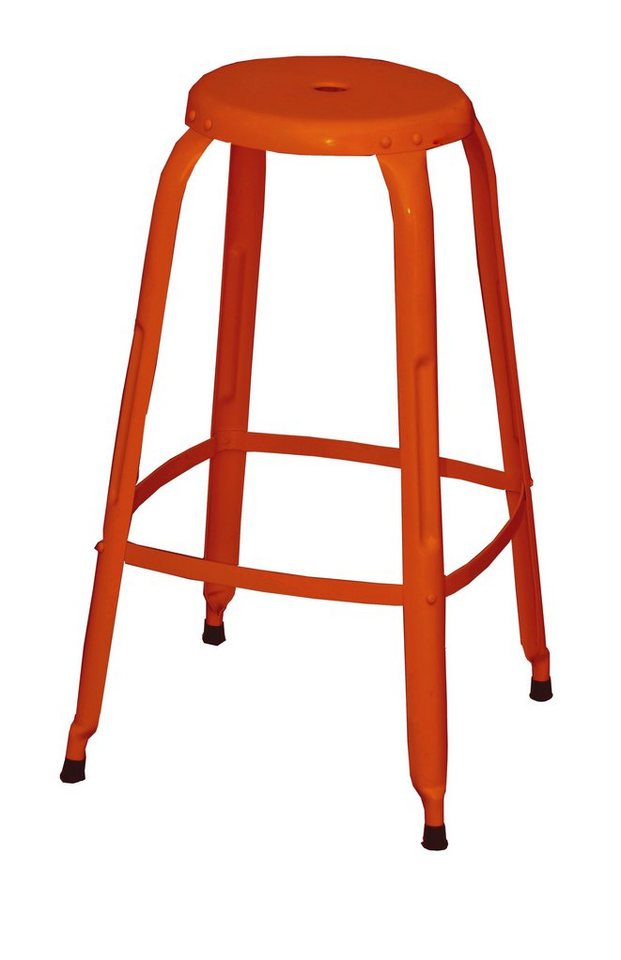 loft24 Barhocker Iralene (2er-Set), Metallhocker, Hocker, Metallstuhl, Stuhl, Retro von loft24