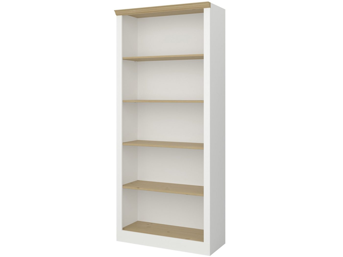 loft24 Bücherregal Leander, Standregal mit 5 Fächern, FSC®-zertifiziert, Made in Denmark von loft24