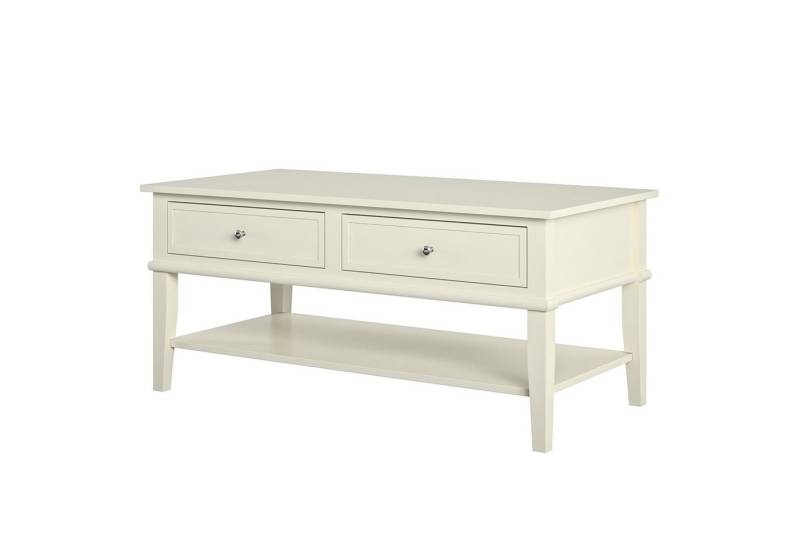 loft24 Couchtisch Franklin, Wohnzimmertisch mit 2 Schubladen, Landhaus, Breite 104,5 cm von loft24