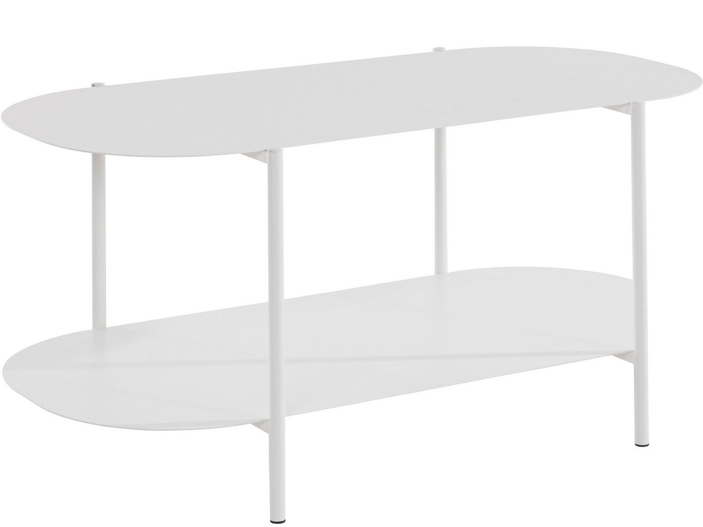 loft24 Couchtisch Joey, Wohnzimmertisch aus Metall, oval, Breite 100 cm von loft24