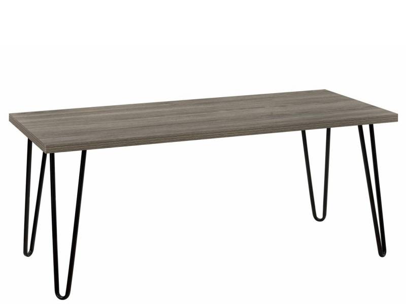 loft24 Couchtisch Owen, Wohnzimmertisch, rechteckige Form, Metallbeine, Breite 105 cm von loft24