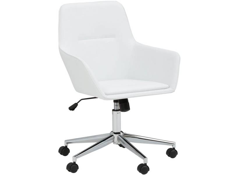 loft24 Drehstuhl Elton, Schreibtischstuhl, Bürostuhl, mit Armlehne, Lederoptik von loft24