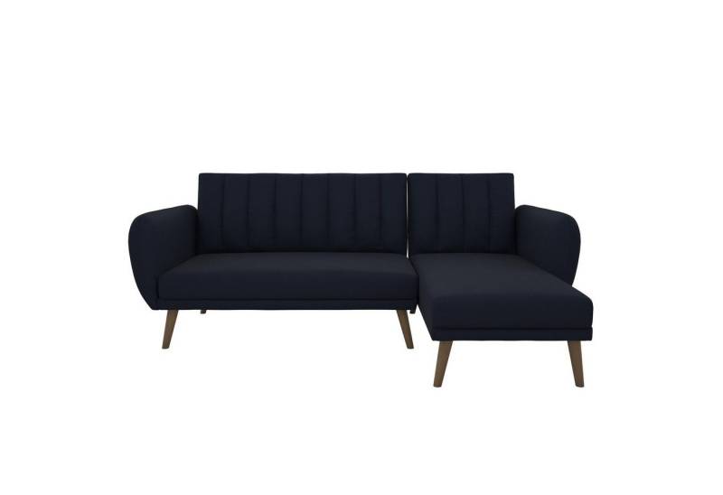 loft24 Ecksofa Brittany, Sofa, Couch mit Recamiere, Stoffbezug, Breite 224 cm von loft24