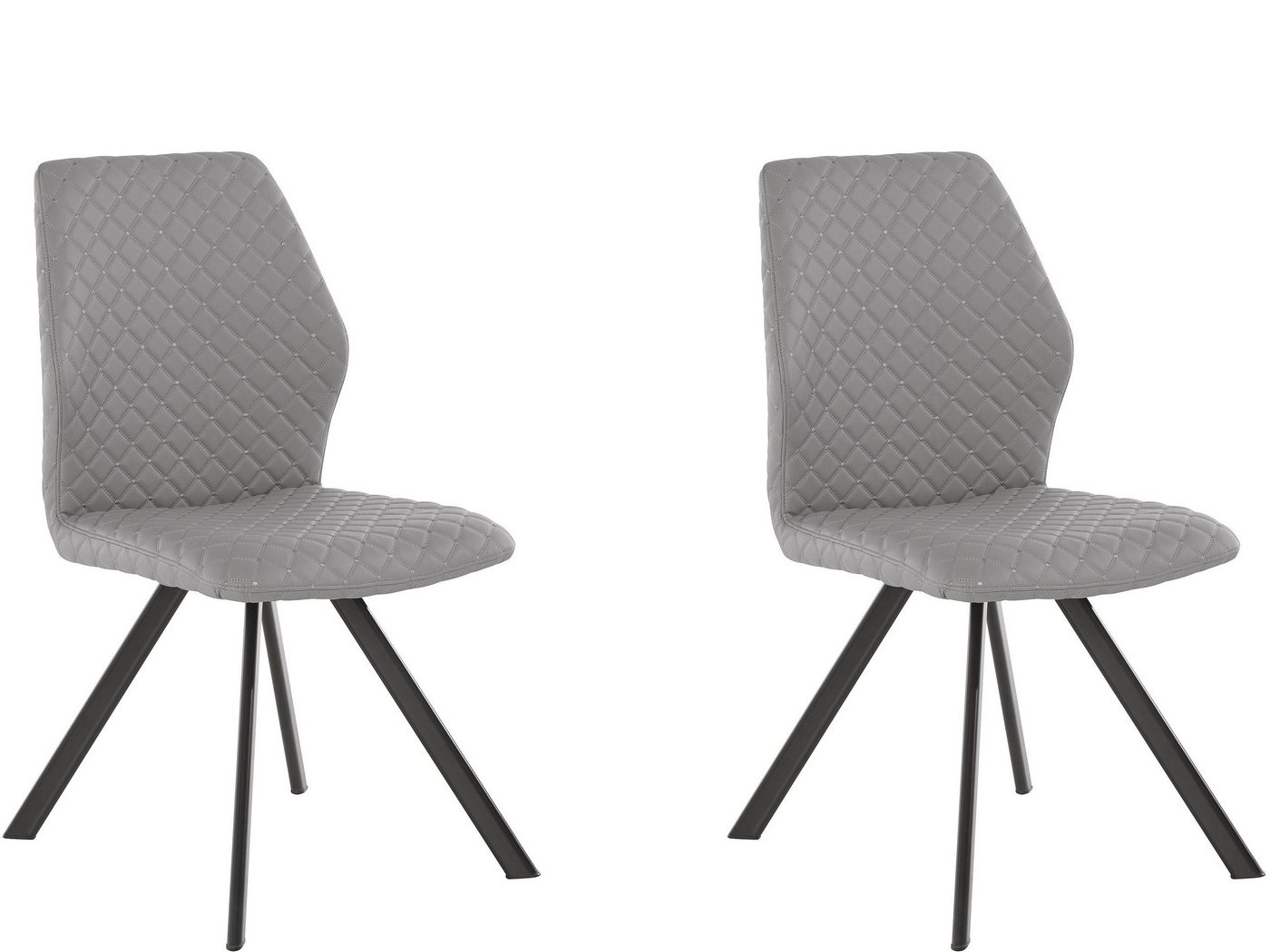 loft24 Esszimmerstuhl Inez (2er-Set), Kunstleder Bezug erhältlich in weiteren Farbvarianten, Sitzhöhe 47 cm von loft24