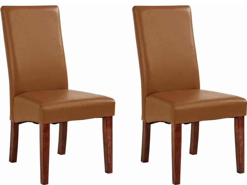 loft24 Esszimmerstuhl Minte (2 St), Gestell aus Rattan von loft24