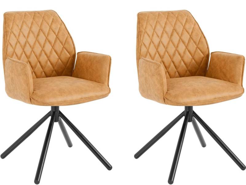 loft24 Esszimmerstuhl Pablo (2er-Set), mit Armlehne von loft24