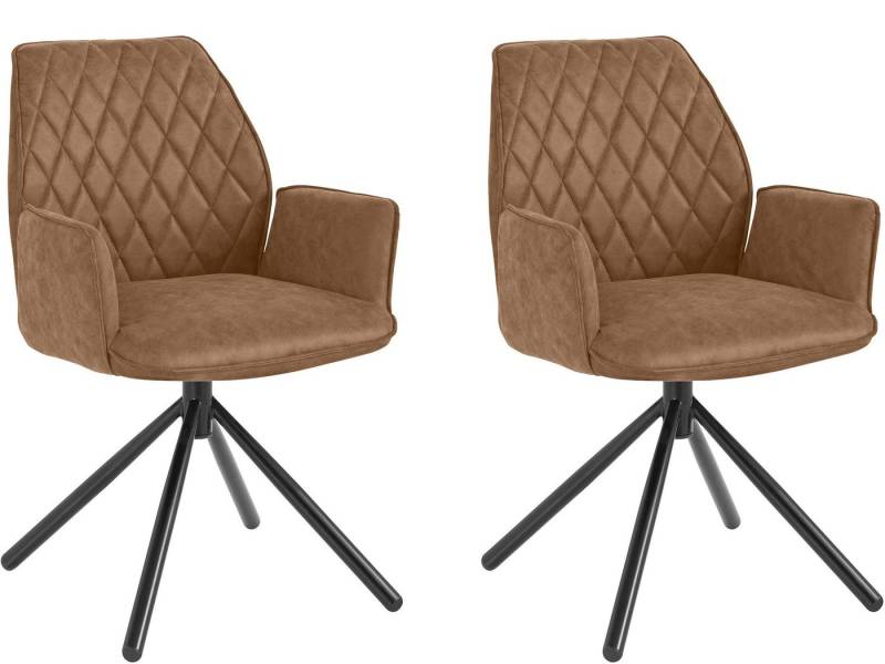 loft24 Esszimmerstuhl Pablo (2er-Set), mit Armlehne von loft24