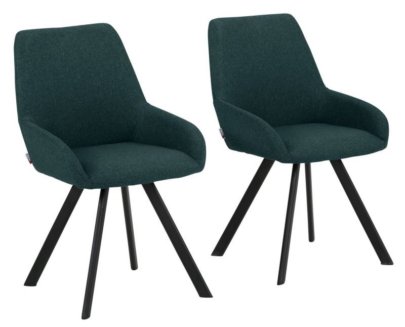 loft24 Esszimmerstuhl Salem (Set, 2 St), gepolstert mit Stoffbezug von loft24