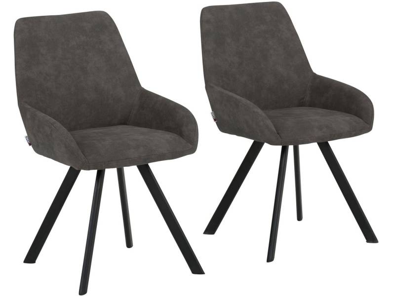 loft24 Esszimmerstuhl Salem (Set, 2 St), gepolstert mit Stoffbezug von loft24