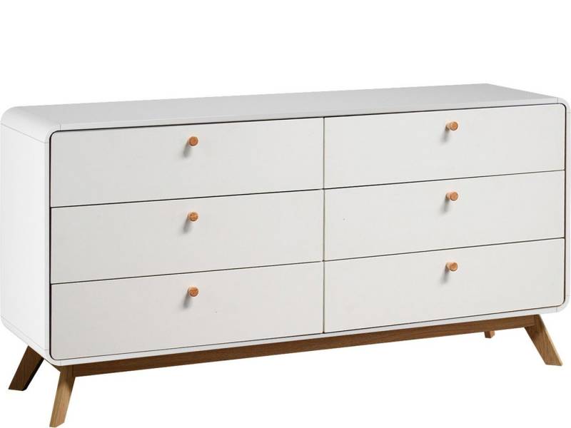 loft24 Kommode Caitlin, Breite 150 cm, Wohnzimmer Schrank, mit 6 Schubladen von loft24