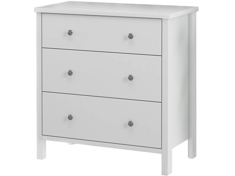 loft24 Kommode Tango, Schubladenkommode, MDF, 3 Schubladen, Made in Denmark, 80 cm von loft24
