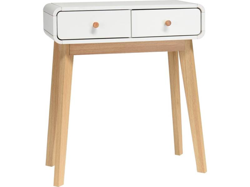 loft24 Konsolentisch Caitlin, mit 2 Schubladen im skandinavischen Design, Breite 65 cm von loft24
