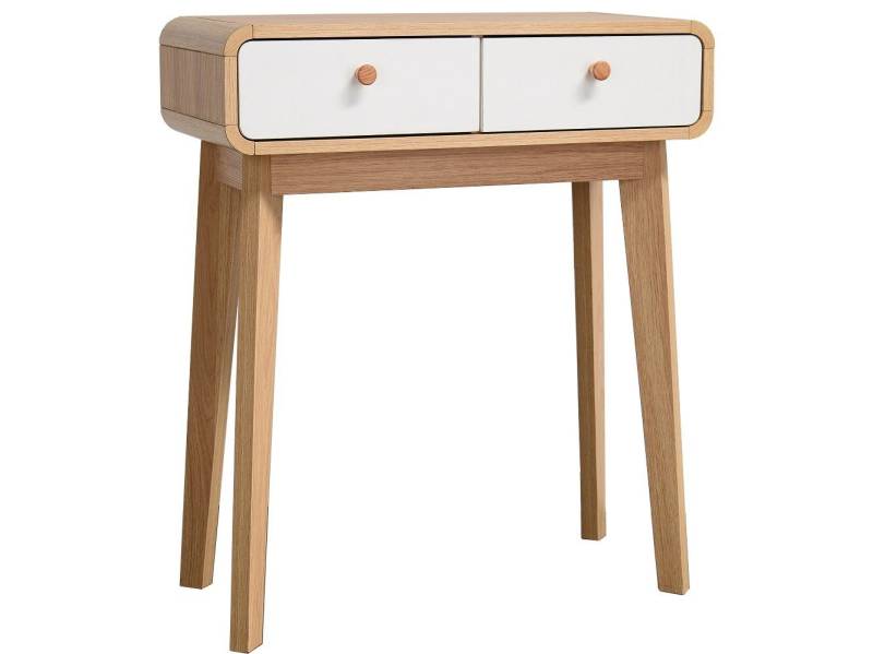 loft24 Konsolentisch Caitlin, mit 2 Schubladen im skandinavischen Design, Breite 65 cm von loft24