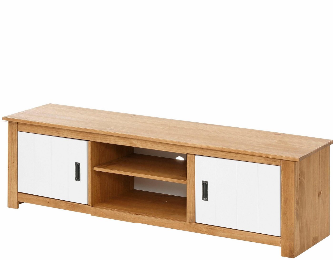loft24 Lowboard Ariel, TV-Schrank mit 2 Türen, Kabelkanal, Breite 158 cm von loft24