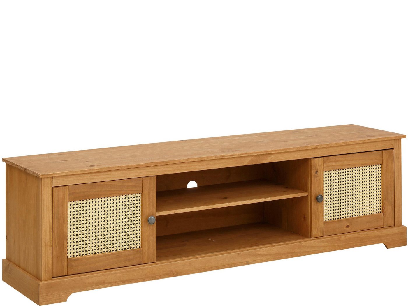 loft24 Lowboard Leni, Türfronten aus Weidegeflecht von loft24