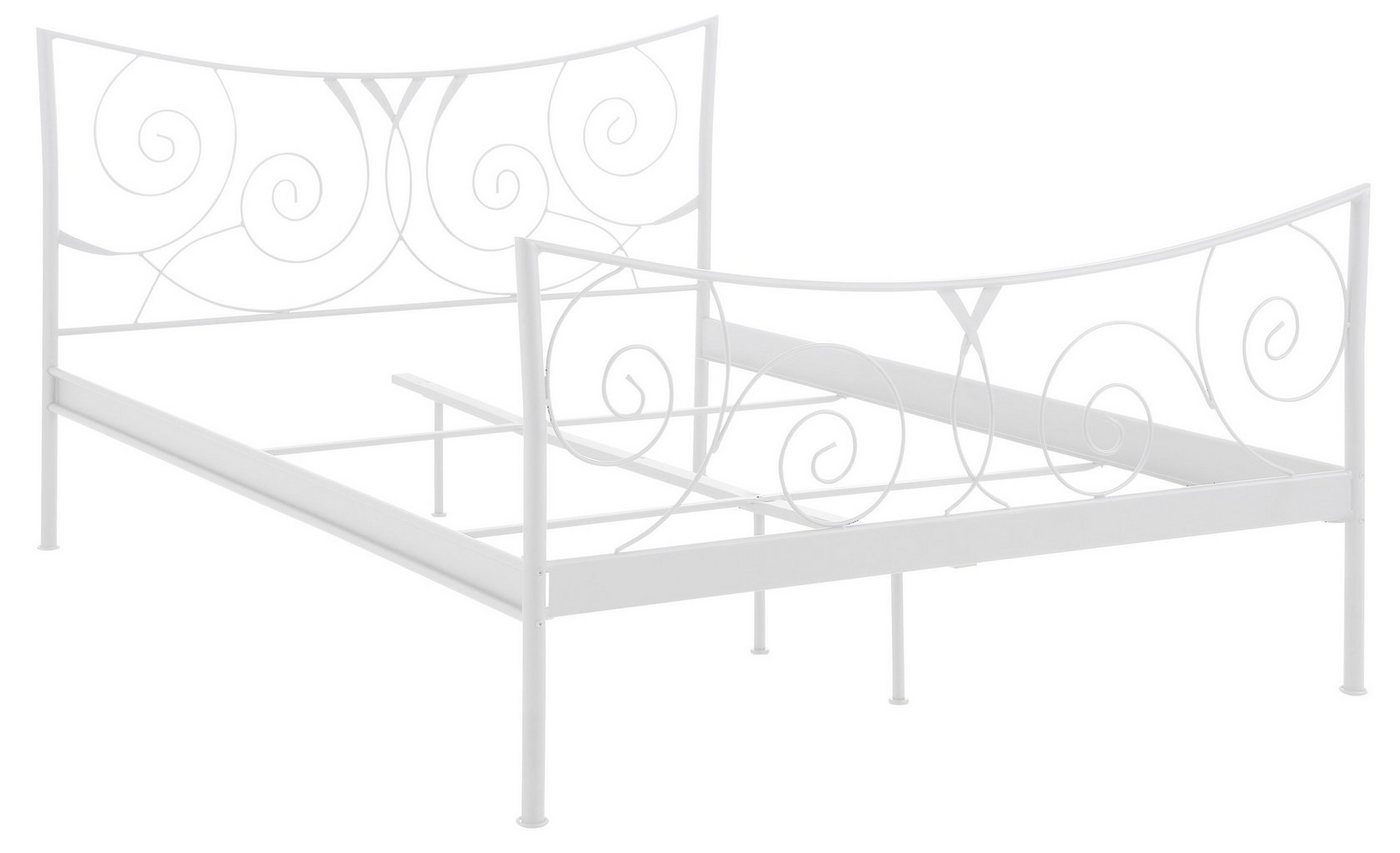 loft24 Metallbett Isabelle, Bett Bettgestell Landhaus Metall 140x200 cm von loft24