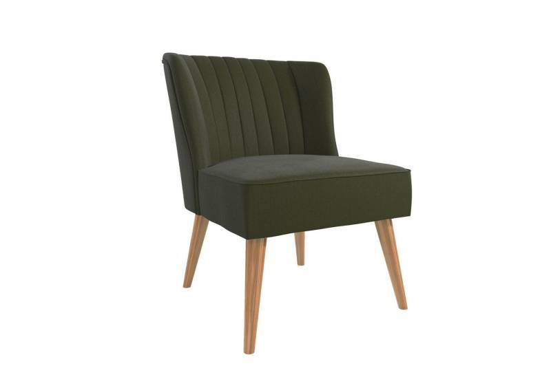 loft24 Polsterstuhl Brittany (1 St), Bezug aus Leinenstoff, Polsterstuhl, Stuhl, Holzbeine von loft24