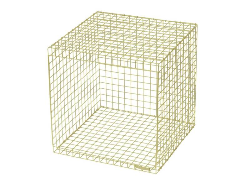 loft24 Regal Metallic, Wandregal aus Metall, Made in Dänemark, 39x39 cm von loft24
