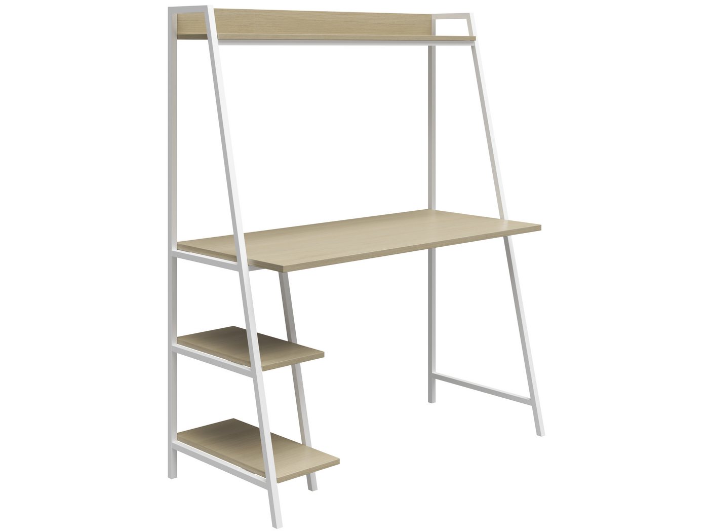 loft24 Regal-Schreibtisch Fogh, Schreibtisch mit Leiterregal, Metallgestell, Breite 111 cm loft24 Regal-Schreibtisch Fogh, Schreibtisch mit Leiterregal, Metallgestell, Breite 111 cm von loft24