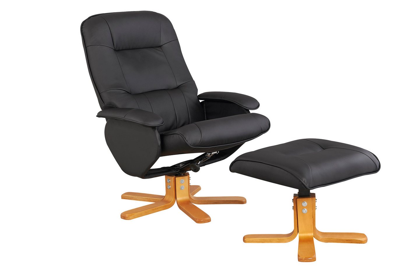 loft24 Relaxsessel Nadine (Set, 2-St., Sessel und Hocker) von loft24