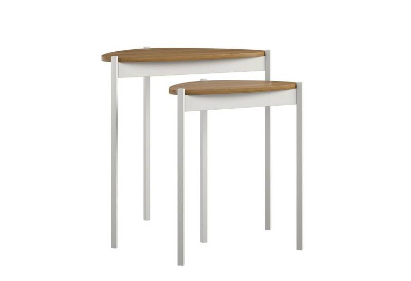 loft24 Satztisch Tallulah (Set, 2-St., 2er-Set), Beistelltische, Landhausstil, 2 Farbvarianten von loft24
