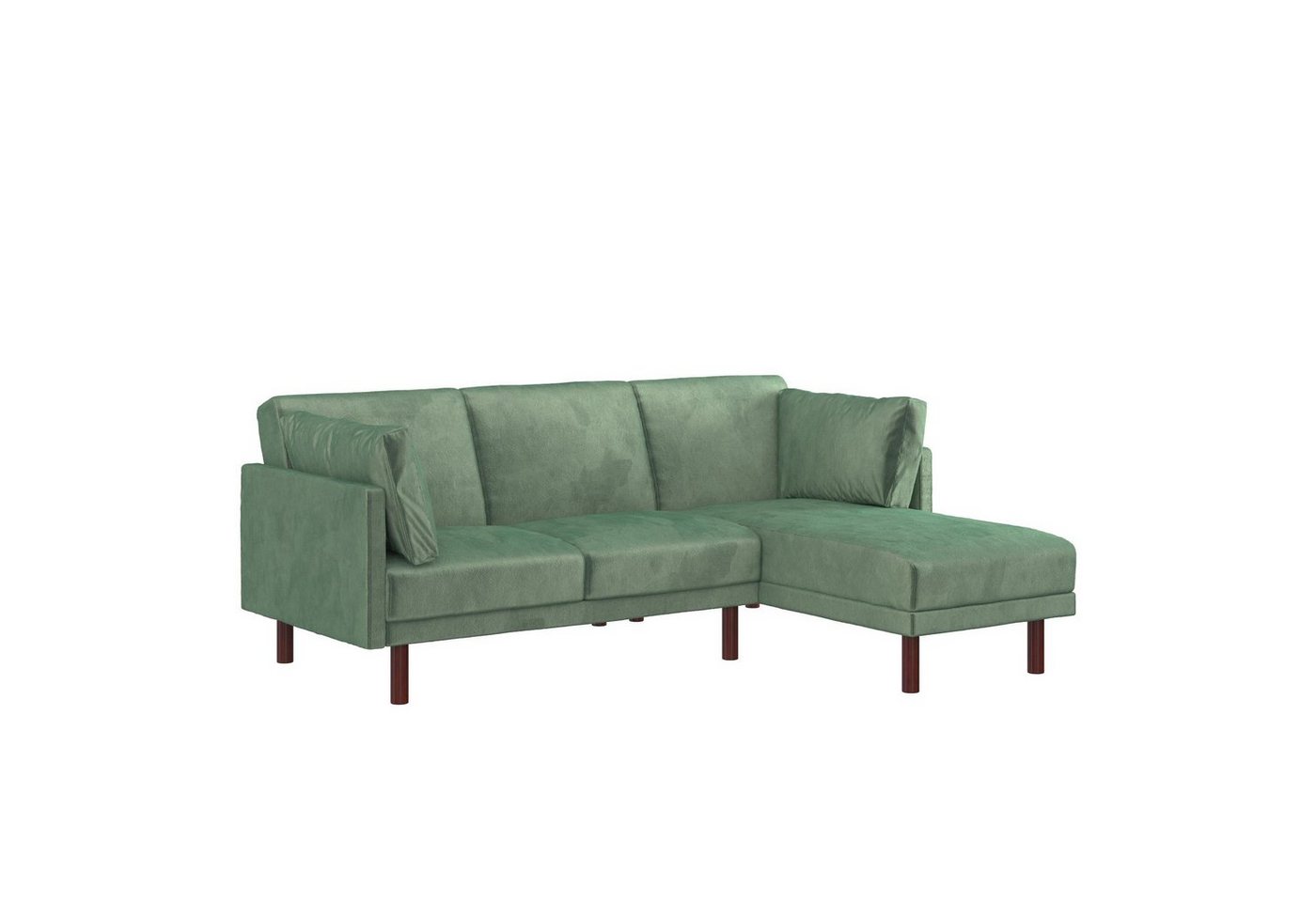 loft24 Schlafsofa Clair, mit Relaxfunktion, Bezug in Samtoptik, Breite 204,5 cm von loft24